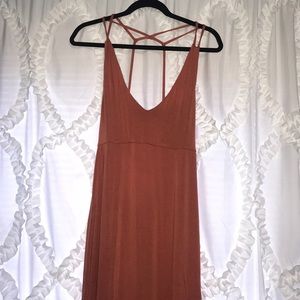 forever 21 orange dress